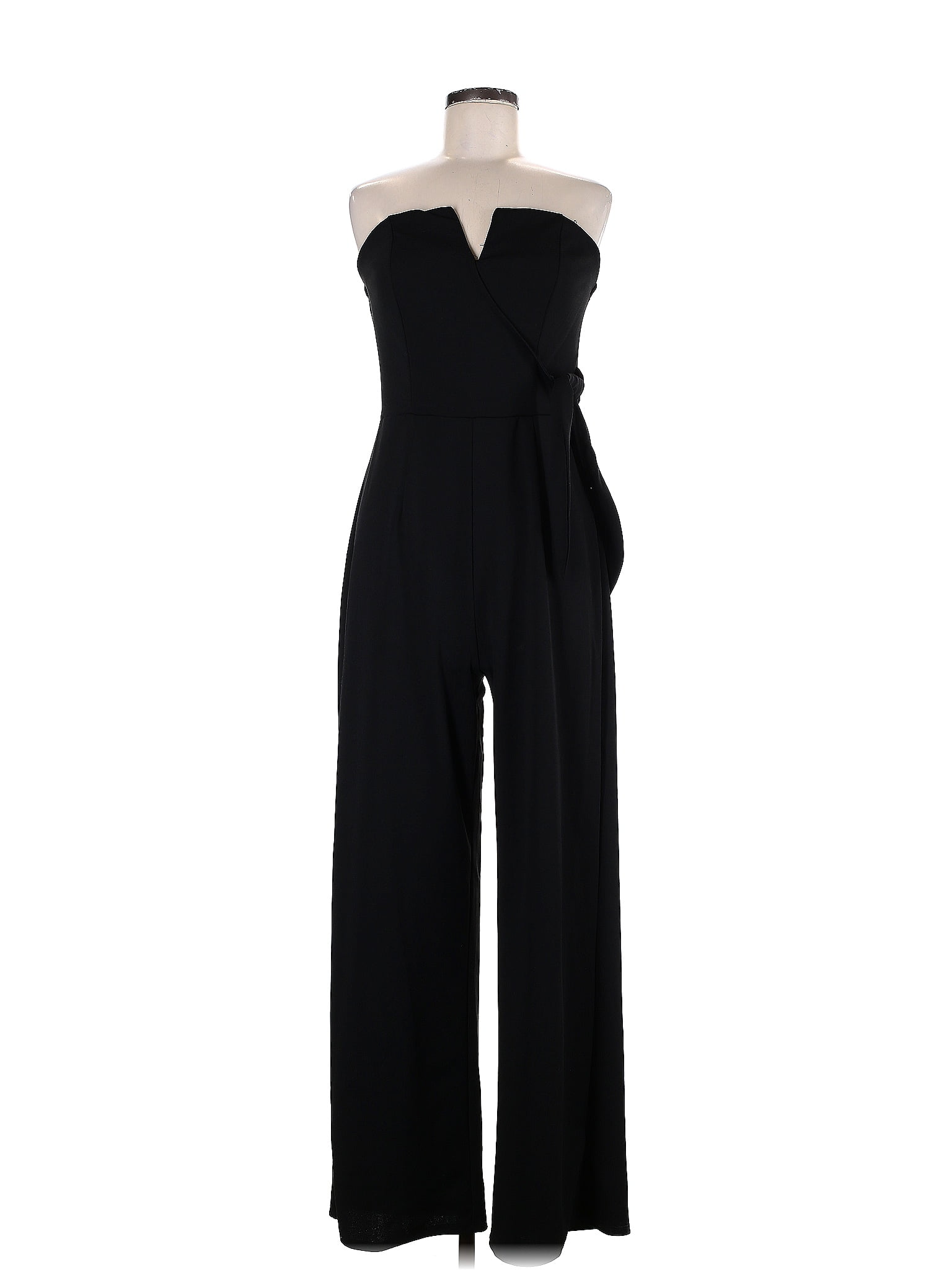 Row A Solid Black Jumpsuit Size M - 40% off | thredUP