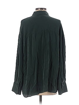 Nordstrom Signature Long Sleeve Silk Top (view 2)