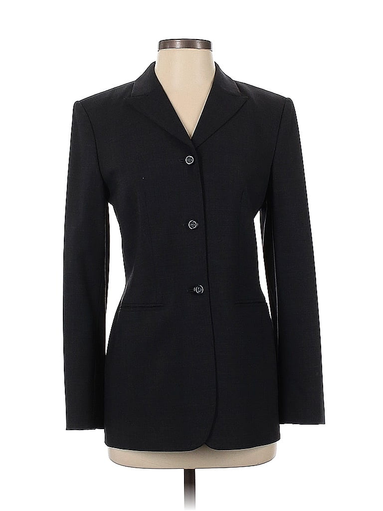 Classiques Entier Solid Black Jacket Size 4 - 83% off | thredUP