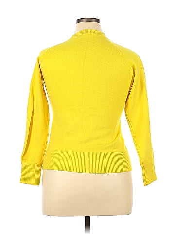 French connection sale yellow sweater