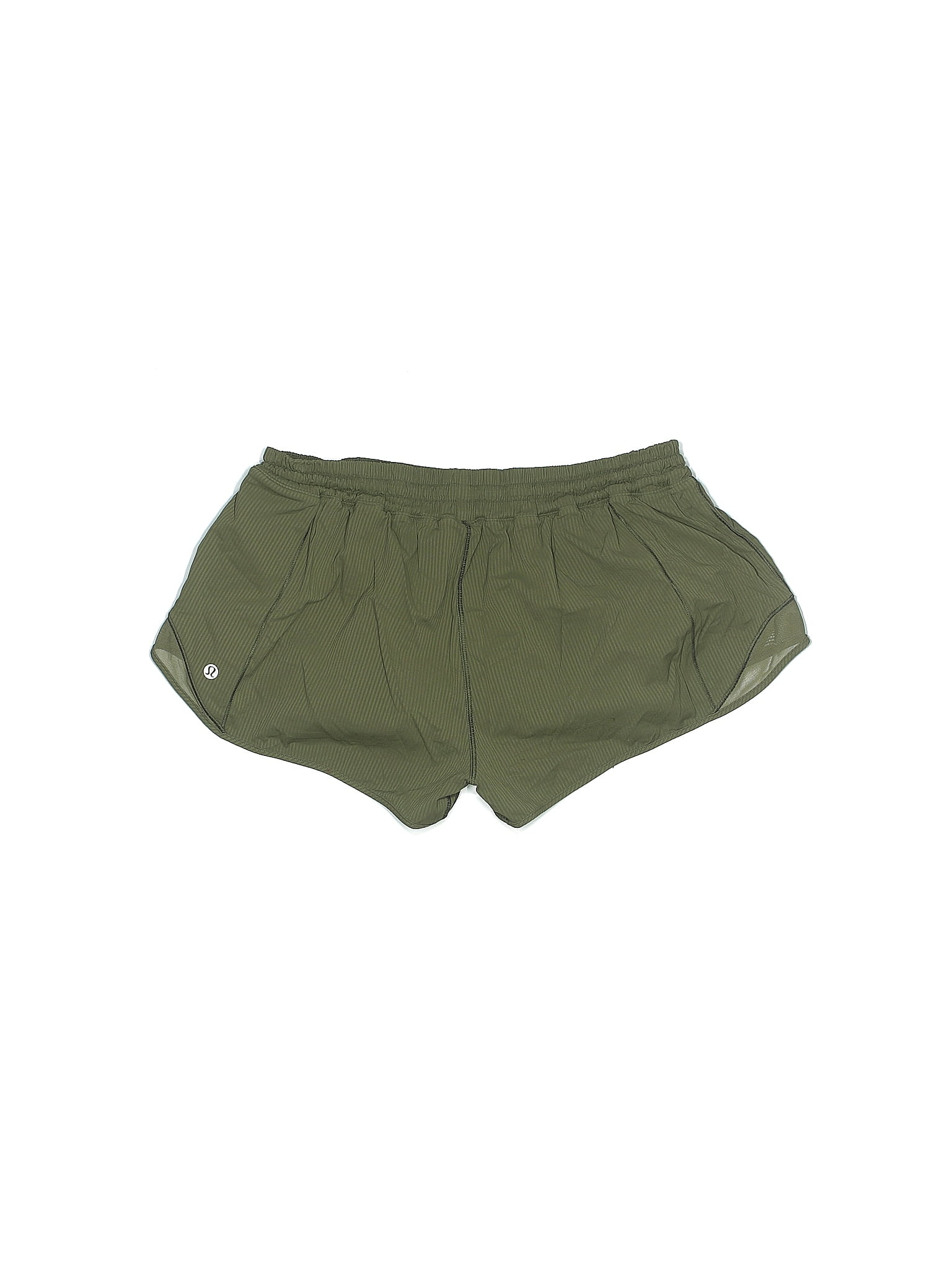 Lululemon Athletica Color Block Solid Green Athletic Shorts Size 8 - 37%  off
