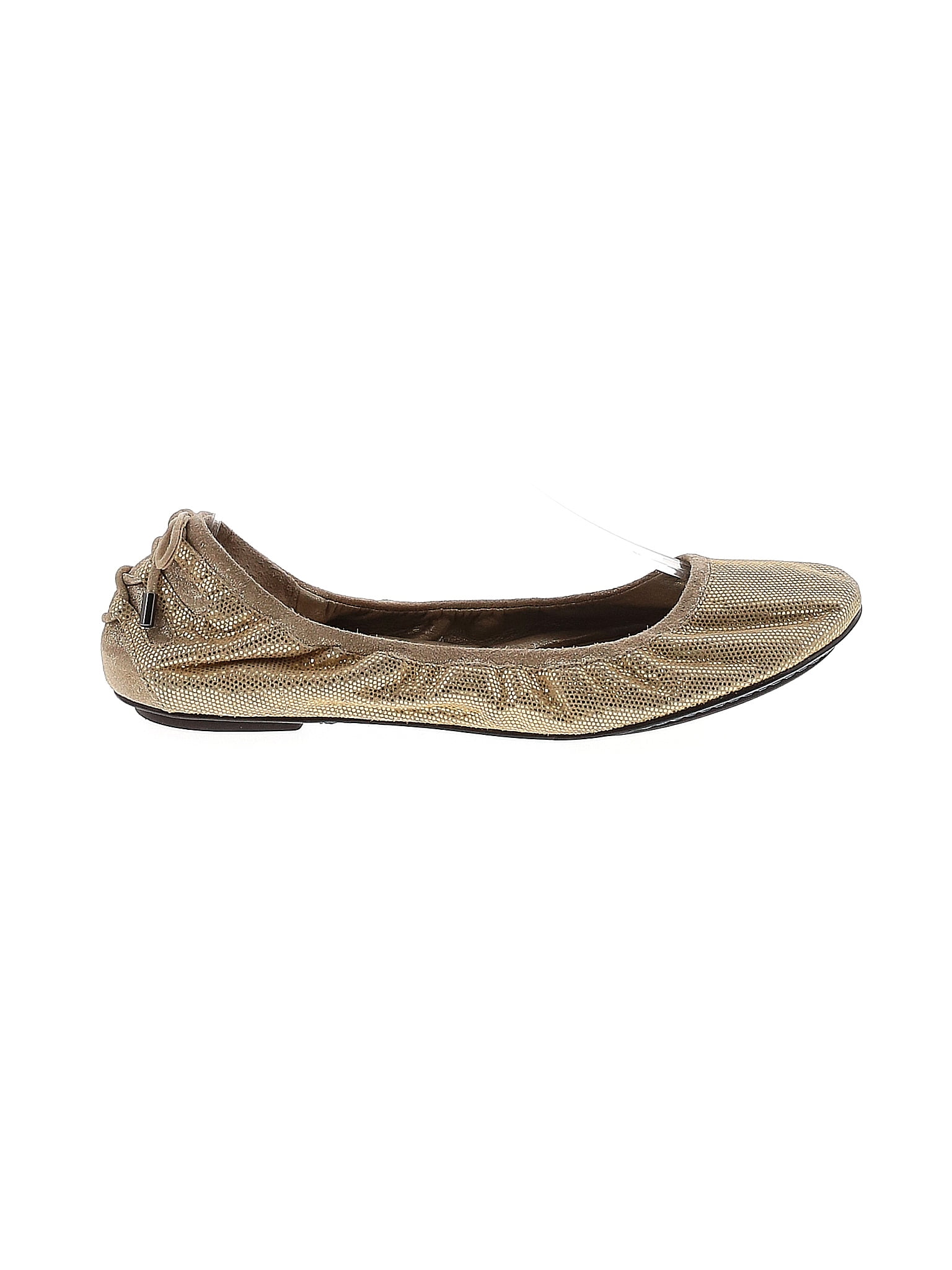 MARIA SHARAPOVA COLE Haan Womens Leather Trim Glitter Ballet Flats Gold  Size 8 $40.81 - PicClick