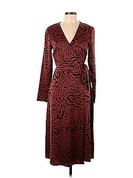 Sweet Baby Jamie Brown Zebra Wrap Dress (view 1)