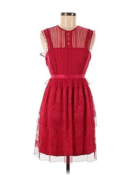 Three Floor Red Tiered Fearless Dress (view 1)