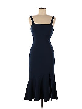 Finders Keepers Navy Tribute Midi Dress (view 1)