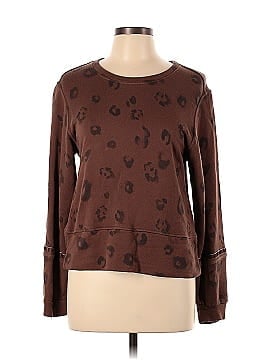 Splendid Corinna Leopard Print Sweatshirt (view 1)