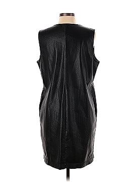 Natori Prism Faux Leather Dress (view 2)