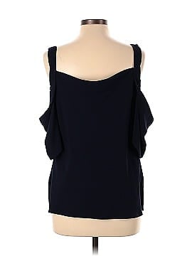 Jason Wu Collective Navy Cold Shoulder Top (view 2)