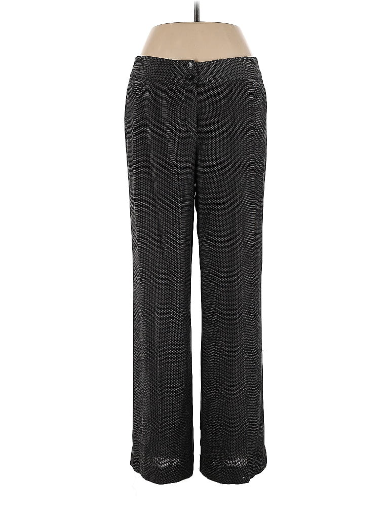 Jones New York Marled Tweed Chevron-herringbone Gray Casual Pants Size 10 (Petite) - photo 1