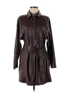 Marissa Webb Collective Faux Leather Shirtdress (view 1)