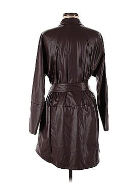 Marissa Webb Collective Faux Leather Shirtdress (view 2)