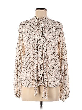 7 For All Mankind White Chain Print Top (view 1)