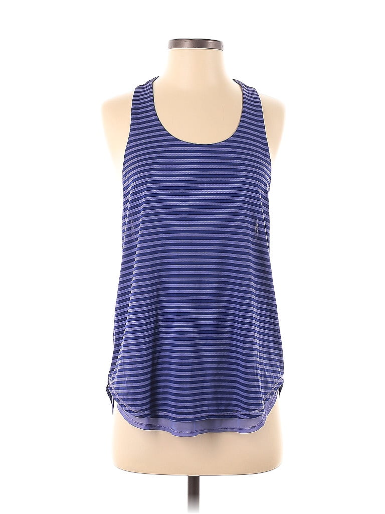 Calia by Carrie Underwood Color Block Stripes Blue Active Tank Size M ...