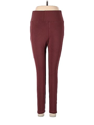 Lou & Grey for LOFT Solid Maroon Burgundy Casual Pants Size M - 69