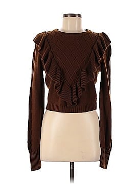 Louna Ruffle Front Sweater (view 1)