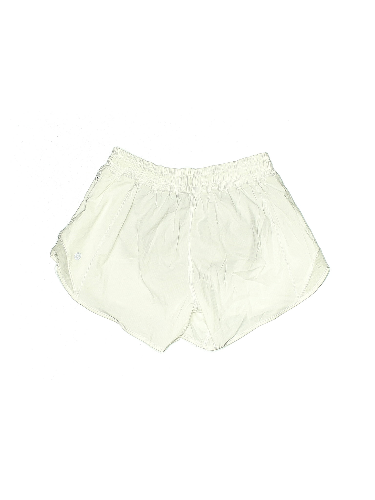 Lululemon Athletica Color Block Solid Ivory Athletic Shorts Size 4 (Tall) -  41% off