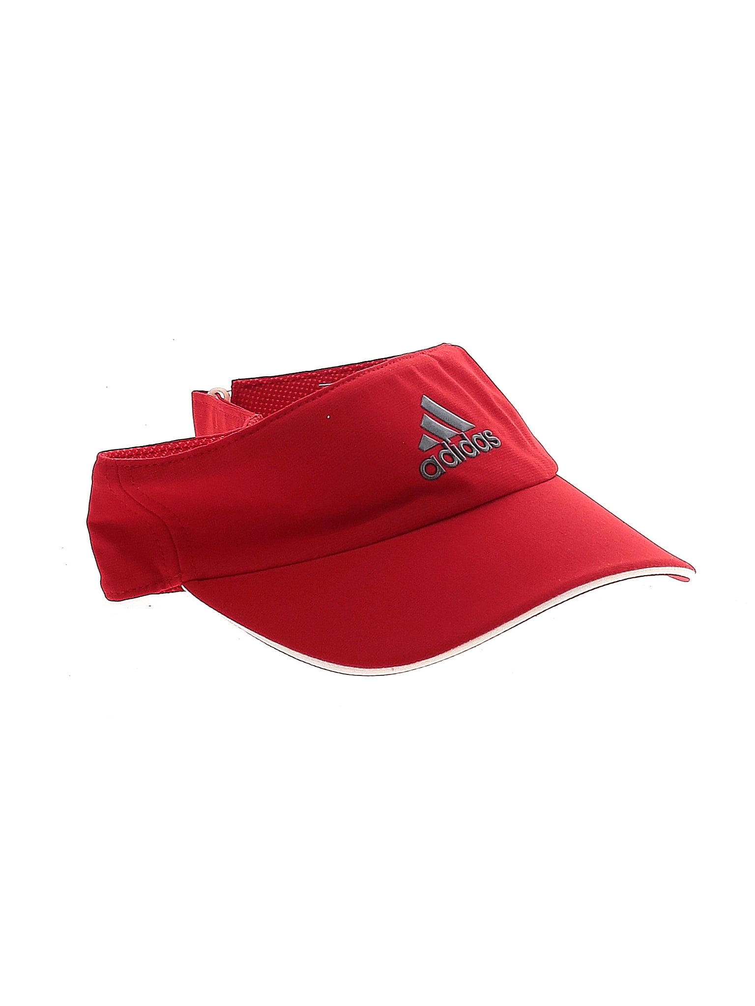 Red best sale adidas visor