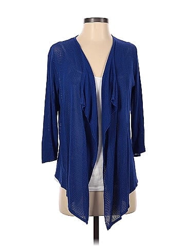 Sapphire blue outlet cardigan