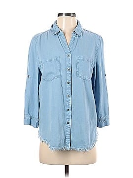 Hester & Orchard 3/4 Sleeve Button-Down Shirt (view 1)