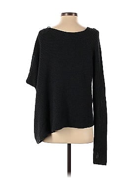 KF/KaufmanFranco Collective Charcoal One Shoulder Sweater (view 2)