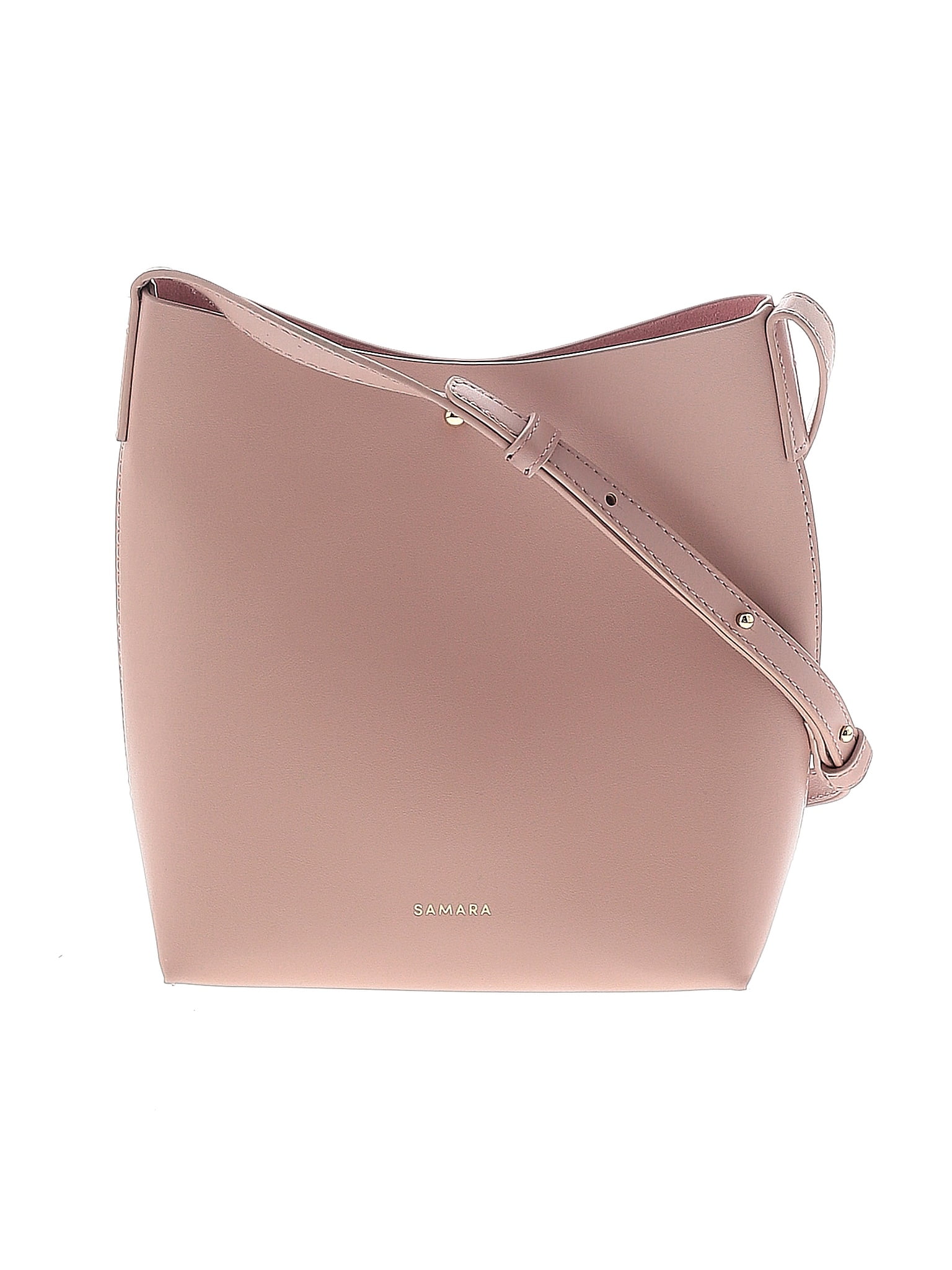 Samara Beige Leather Pouch