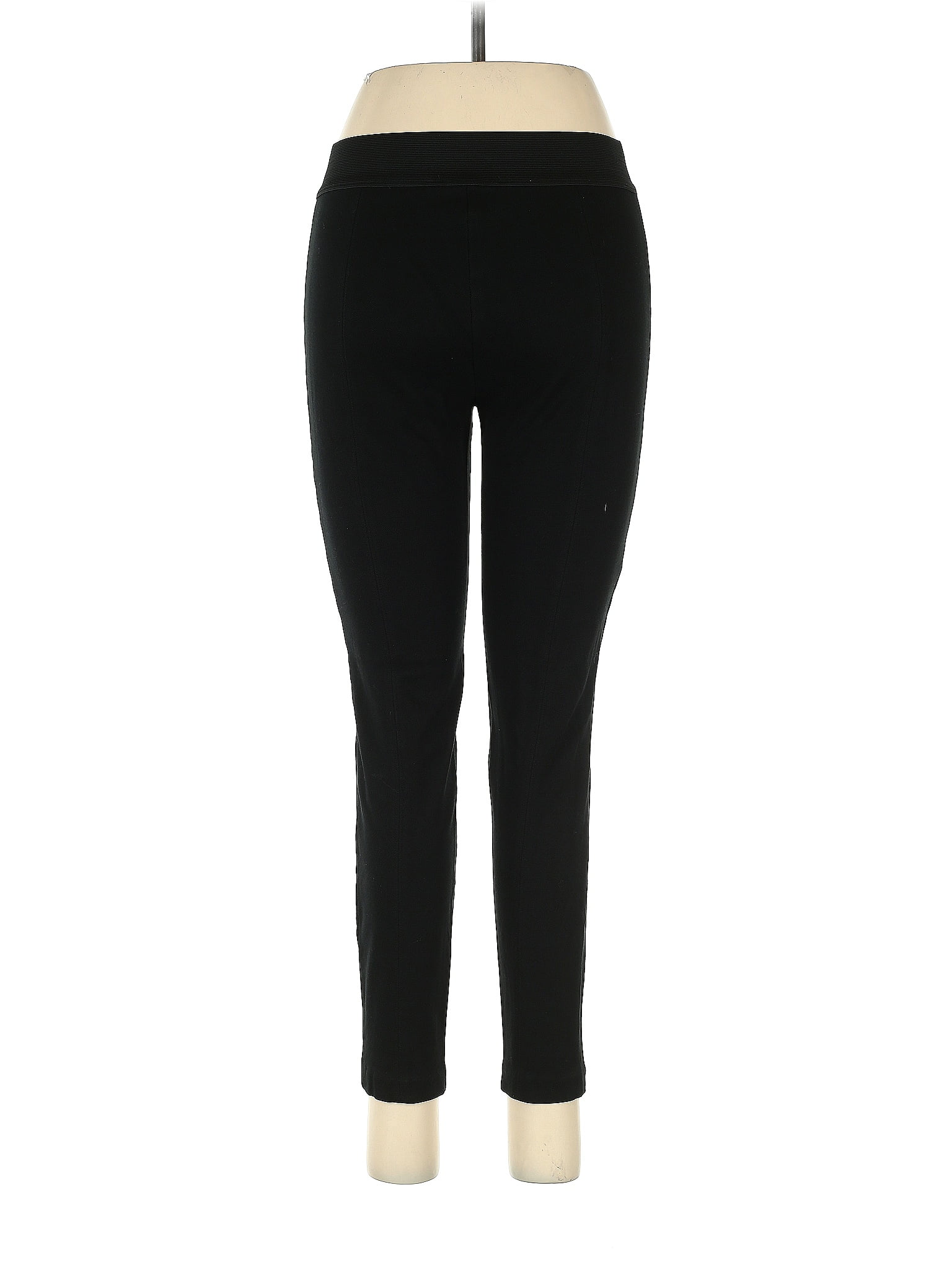 Talbots Pull On Pants Size 10 Womens Black Rayon Nylon Spandex