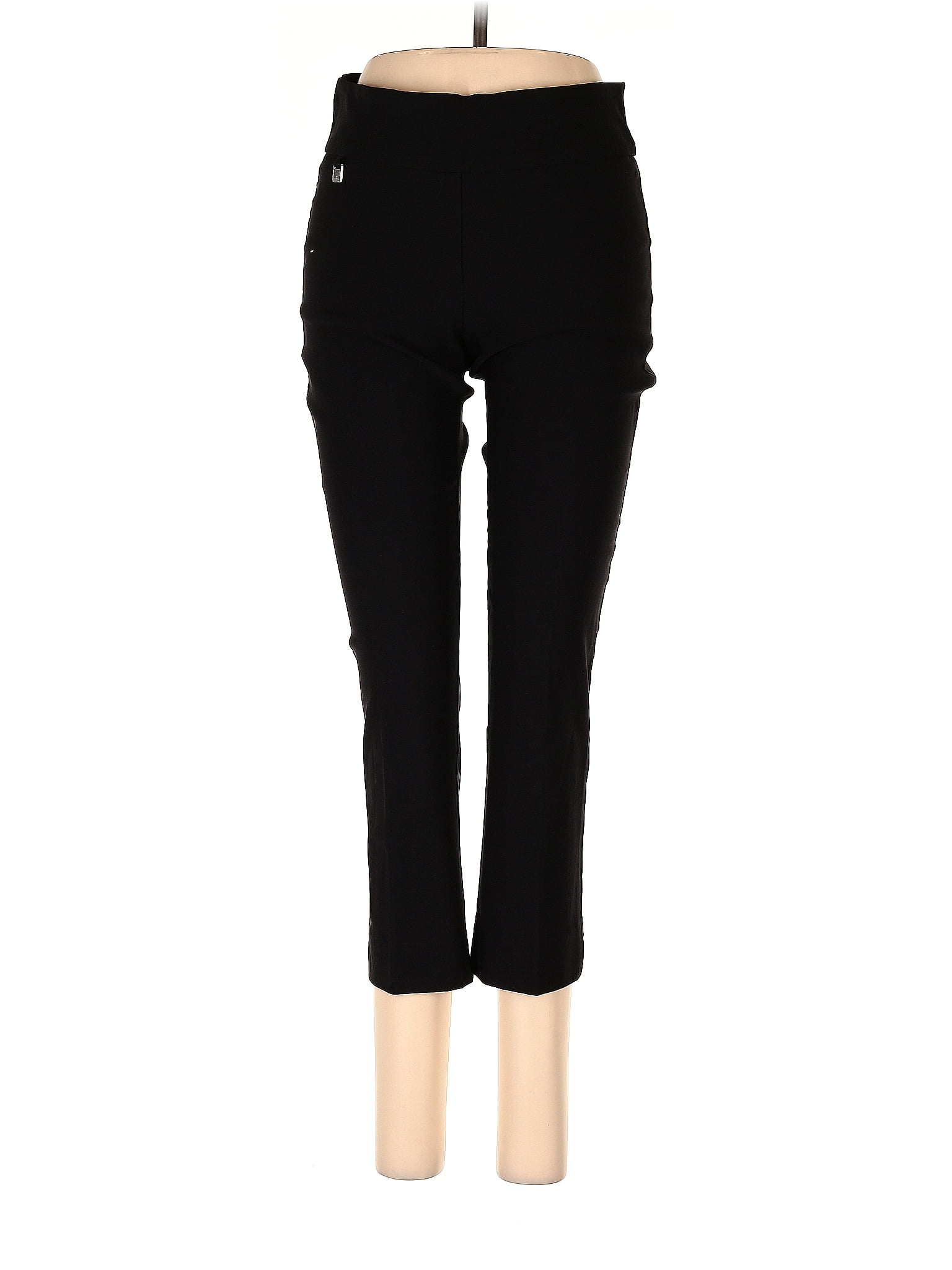 Peck & Peck Solid Black Casual Pants Size 2 - 72% off