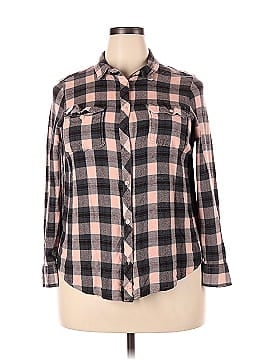 Boutique + Long Sleeve Button-Down Shirt (view 1)