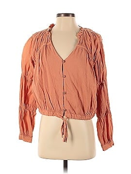 Love, Whit by Whitney Port Sand Stone Peasant Top (view 1)