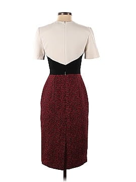 Jason Wu Collective Red Jacquard Colorblock Dress (view 2)