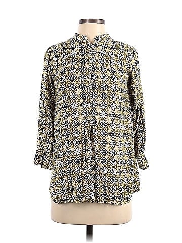 Rock Flower Paper 3/4 Sleeve Button-Down Shirt (view 1)