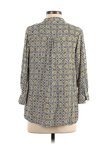 Rock Flower Paper 3/4 Sleeve Button-Down Shirt (view 2)