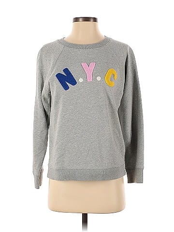 J crew embroidered outlet sweatshirt