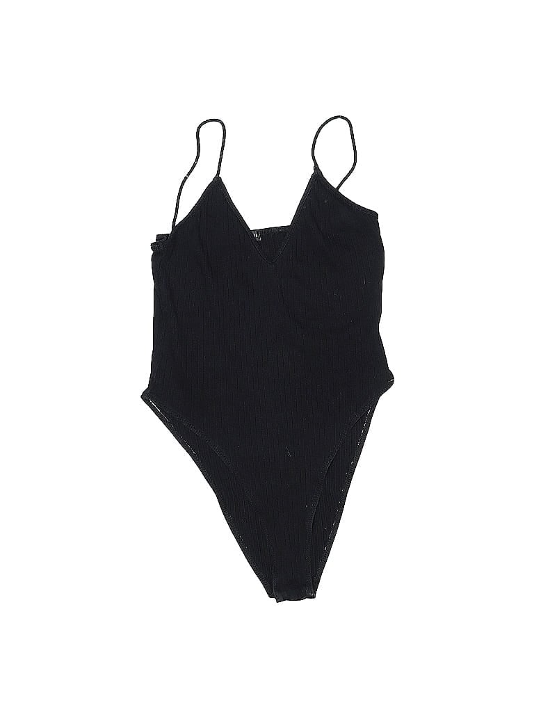 Pre-owned Shein Bodysuit In Black