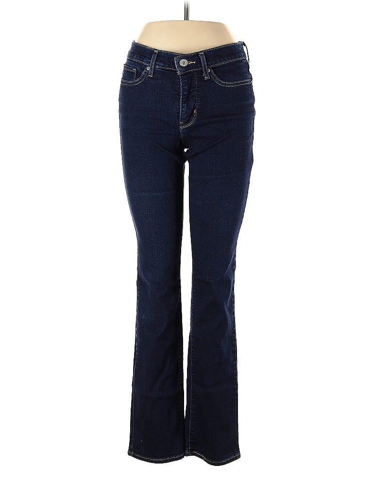 Levi's Solid Blue Jeans 28 Waist - 70% off | ThredUp