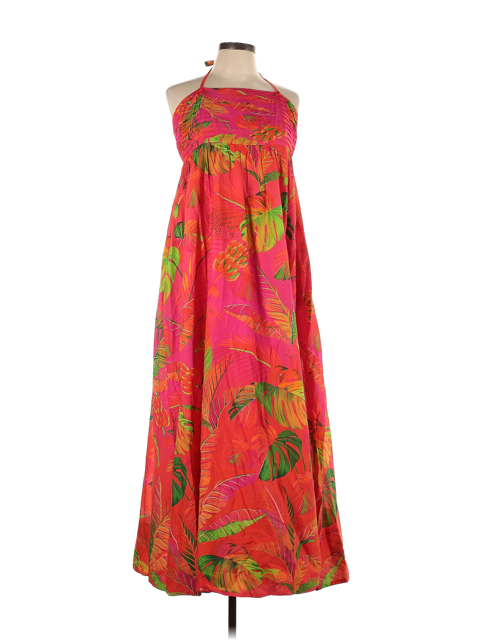 FARM Rio 100% Cotton Multi Color Red Casual Dress Size L - 17% off ...
