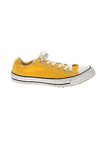 Yellow converse size on sale 8