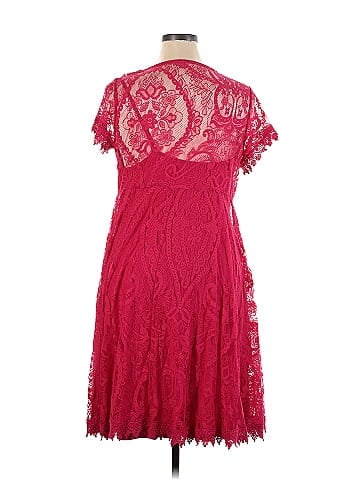 Torrid burgundy clearance lace dress