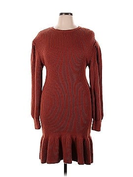 Love, Whit by Whitney Port Rust Sweater Dress (view 1)