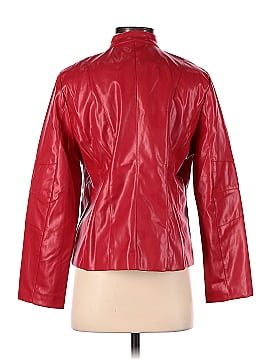 Alison Sheri Faux Leather Jacket (view 2)