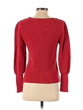 525 America Red Bishop Sleeve Sweater (view 2)