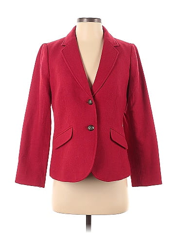 Talbots red sale blazer