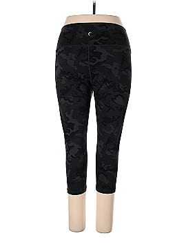 Calia by Carrie Underwood Polka Dots Black Gray Leggings Size 2X (Plus) -  56% off
