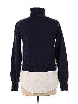 KF/KaufmanFranco Collective Navy Knit Inset Sweater (view 2)
