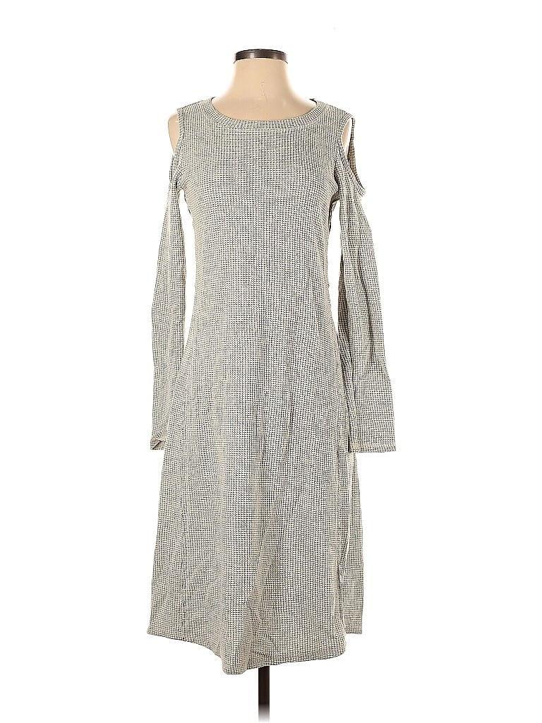 Pre-owned Sol Angeles Casual Dress In Gray