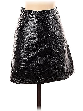 PrettyLittleThing Faux Leather Skirt (view 1)