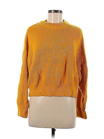 Topshop mustard outlet sweater