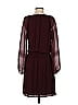 White House Black Market 100% Polyester Burgundy Casual Dress Size S - photo 2