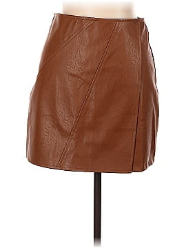 She + Sky Leather Skirt (view 1)