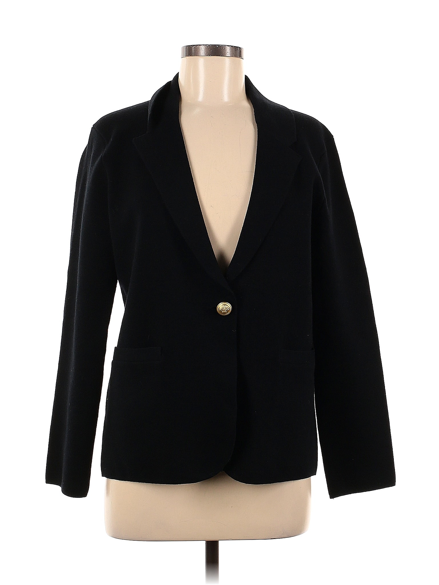 J Crew Solid Black Blazer Size M 82 Off Thredup